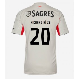 Benfica Richard Rios #20 Borte skjorte 2025-26 Kortermet